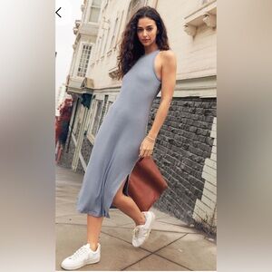 Beyond Yoga Light Blue Midi Dress